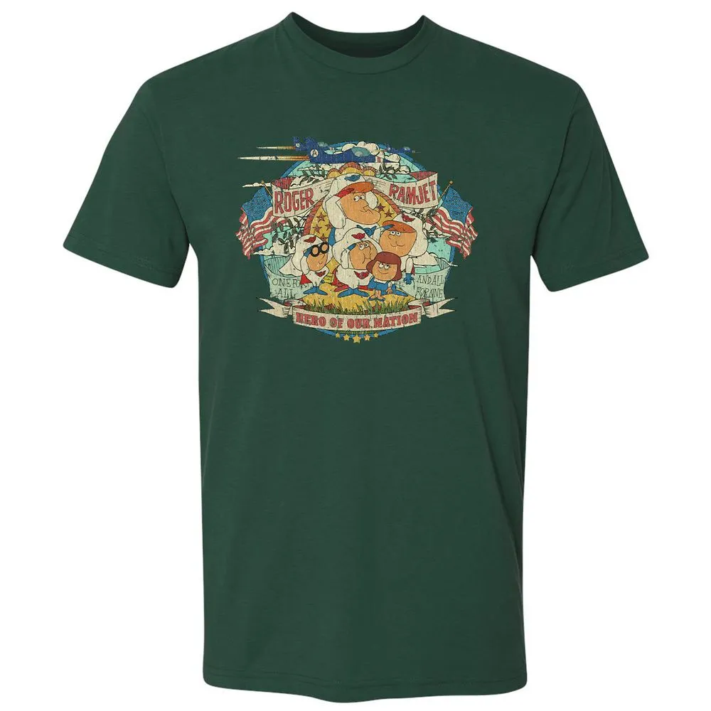 Vintage Style roger ramjet - Forest Green - 13