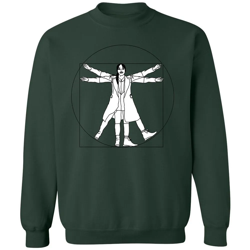 Vitruvian Philomena Cunk - Cunk on Earth - Forest Green - 4
