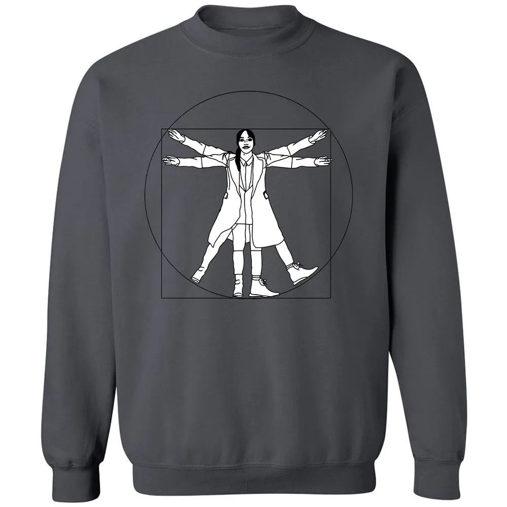 Vitruvian Philomena Cunk - Cunk on Earth - Charcoal - 7