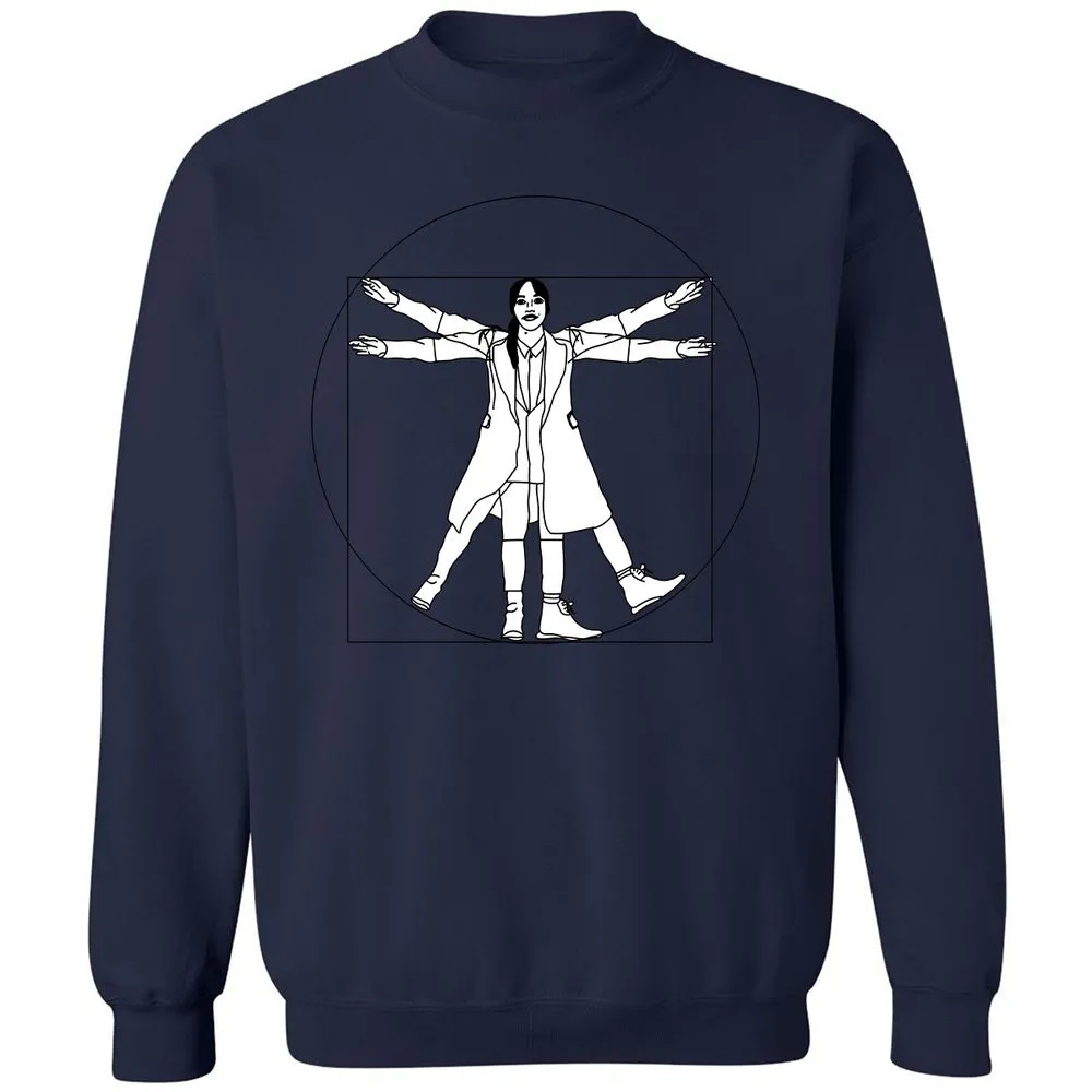 Vitruvian Philomena Cunk - Cunk on Earth - Navy - 8