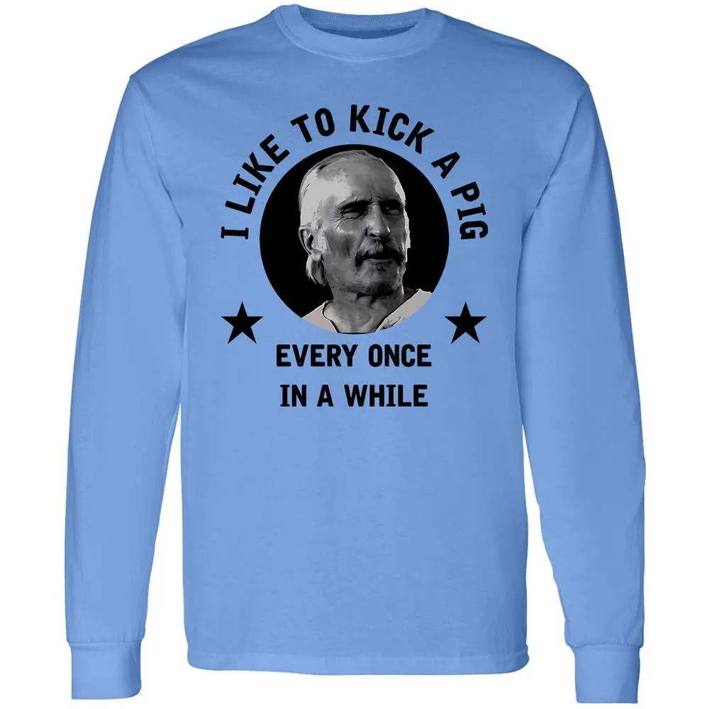 I like to kick a pig - Carolina Blue - 2