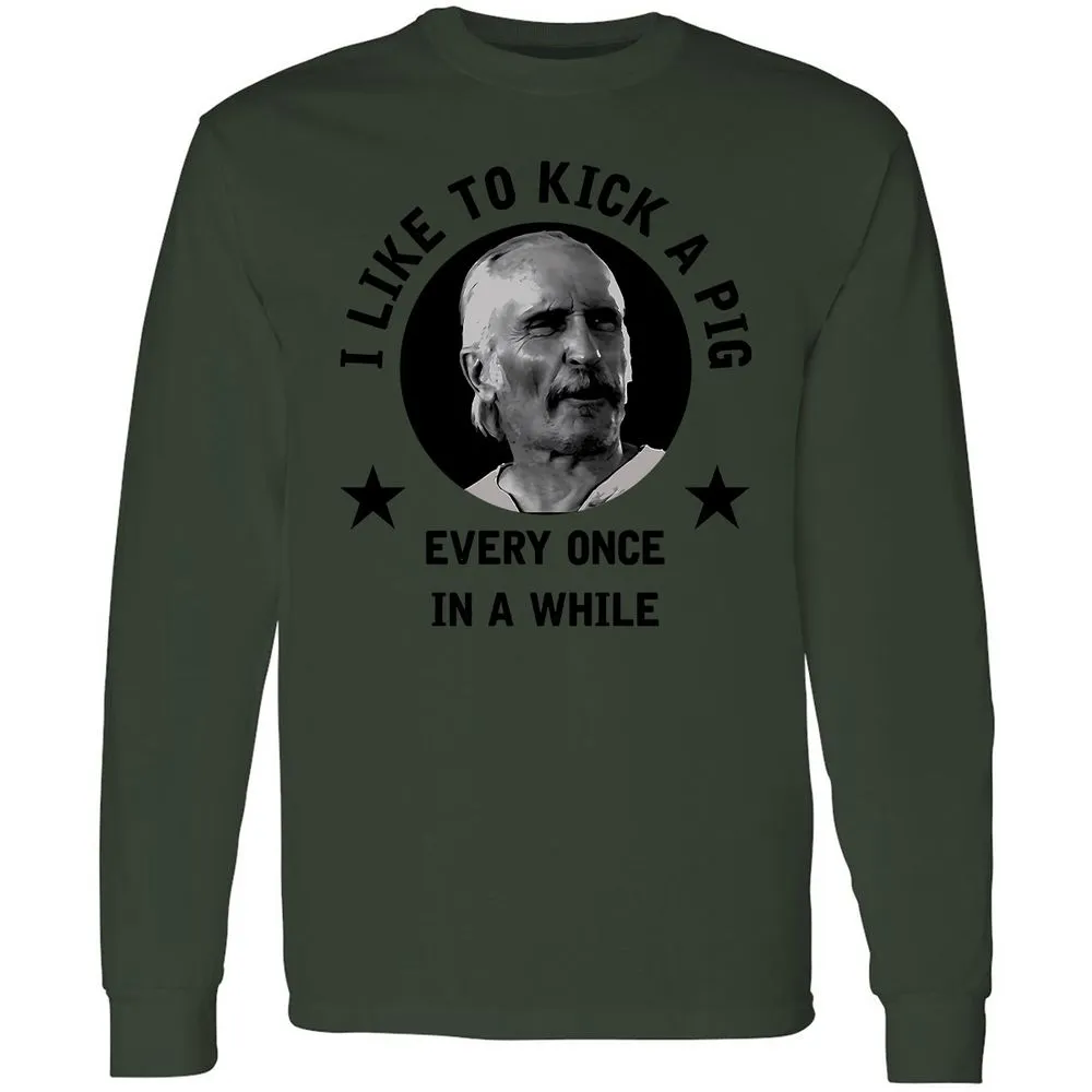 I like to kick a pig - Forest Green - 8
