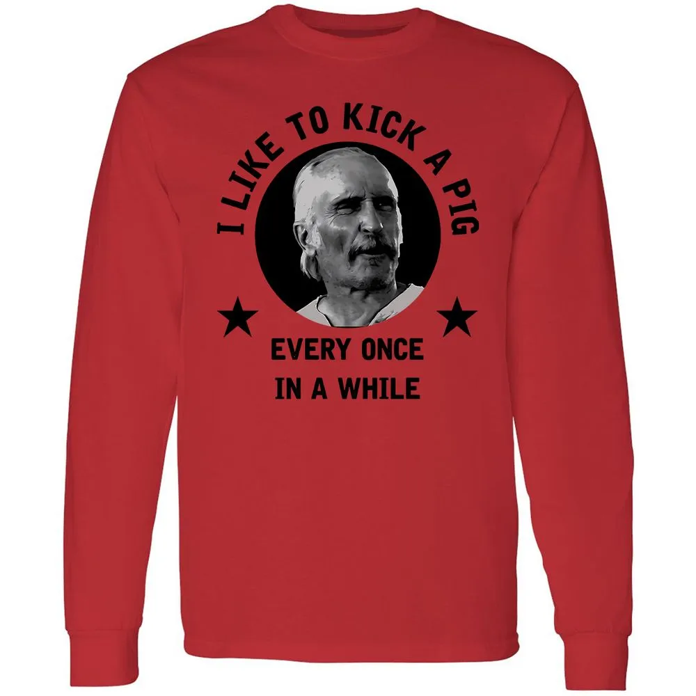 I like to kick a pig - Red - 14