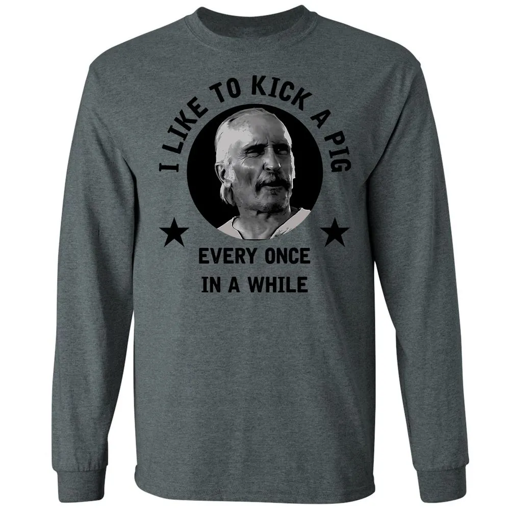 I like to kick a pig - Dark Heather - 15