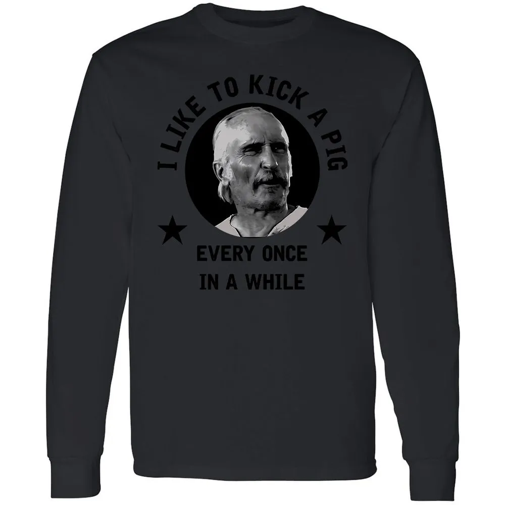 I like to kick a pig - Black - 16