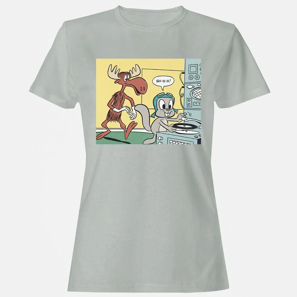 Women's T-Shirt - RNZFHAKQ - Ash - 2