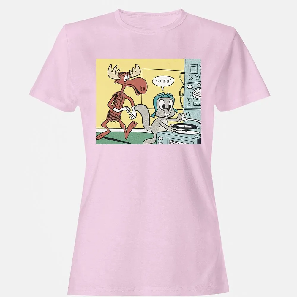 Women's T-Shirt - RNZFHAKQ - Light Pink - 9
