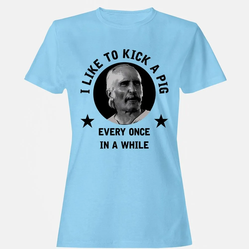 I like to kick a pig - Light Blue - 8