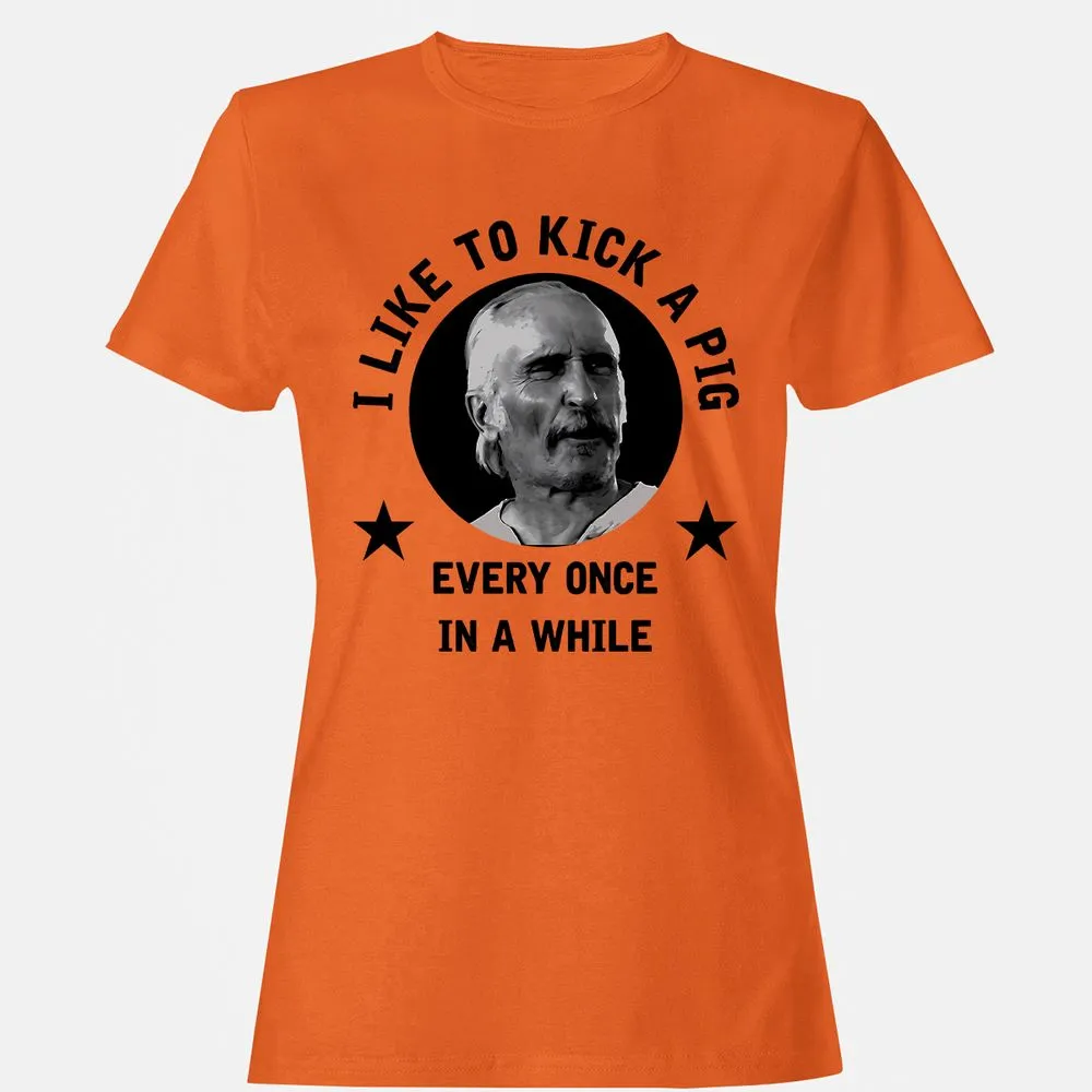 I like to kick a pig - Orange - 11