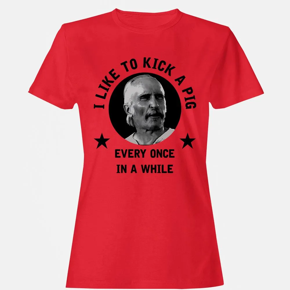 I like to kick a pig - Red - 13