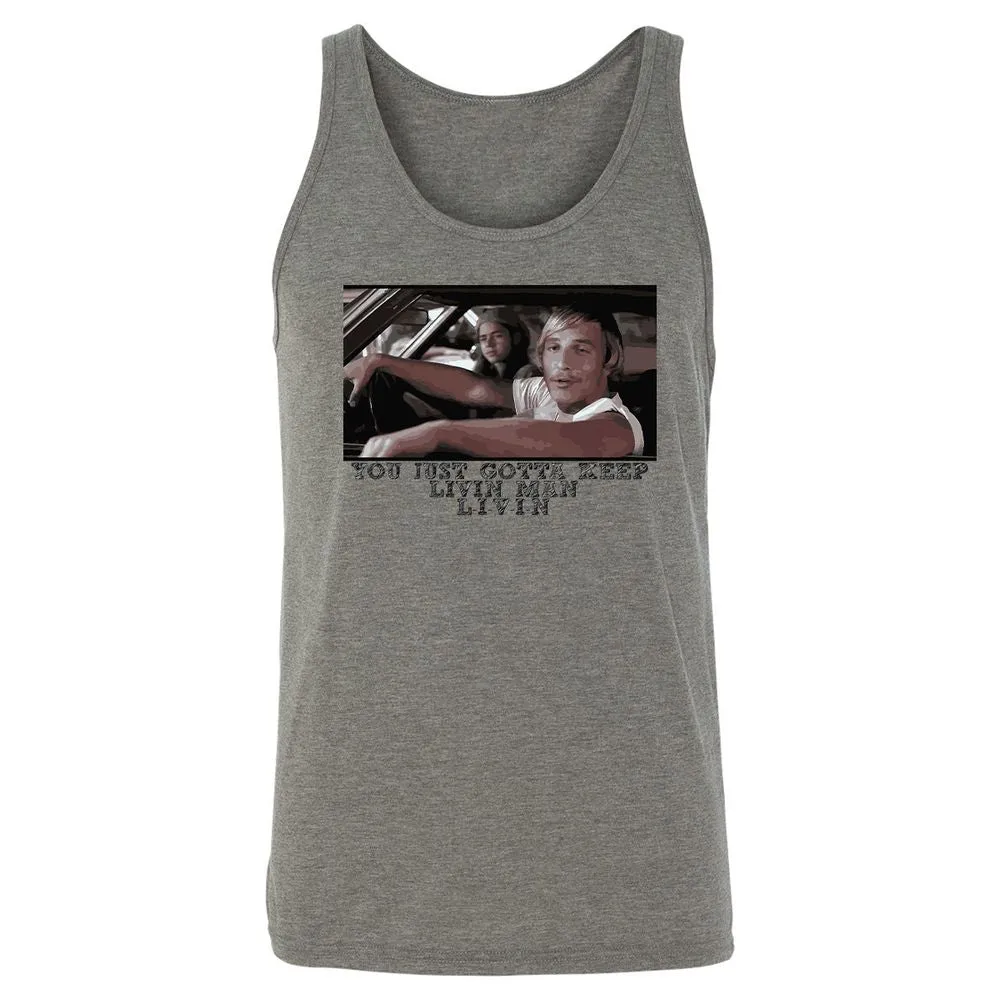 You just gotta keep livin' man - Grey Triblend - 2