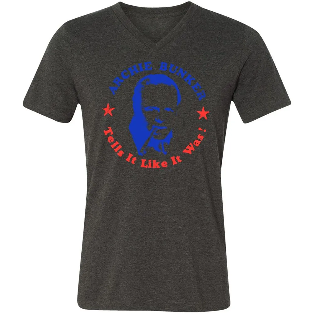 Tells It Like It Was - Dark Grey Heather - 8