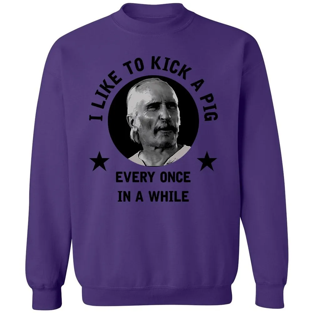 I like to kick a pig - Purple - 6