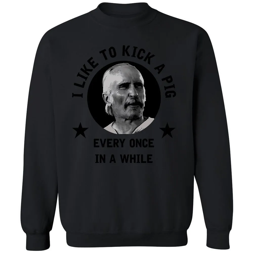 I like to kick a pig - Black - 12