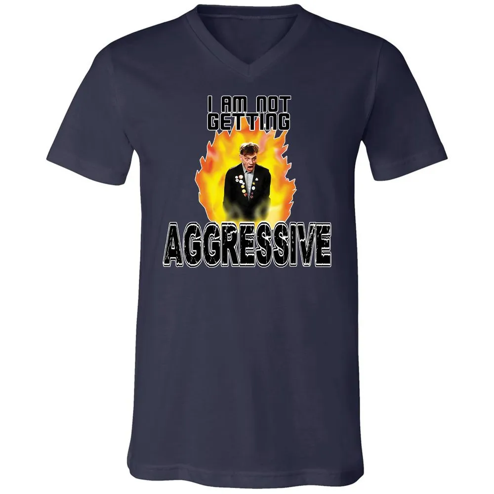 Unisex V-Neck T-Shirt - FMAZ4X5L - Navy - 9