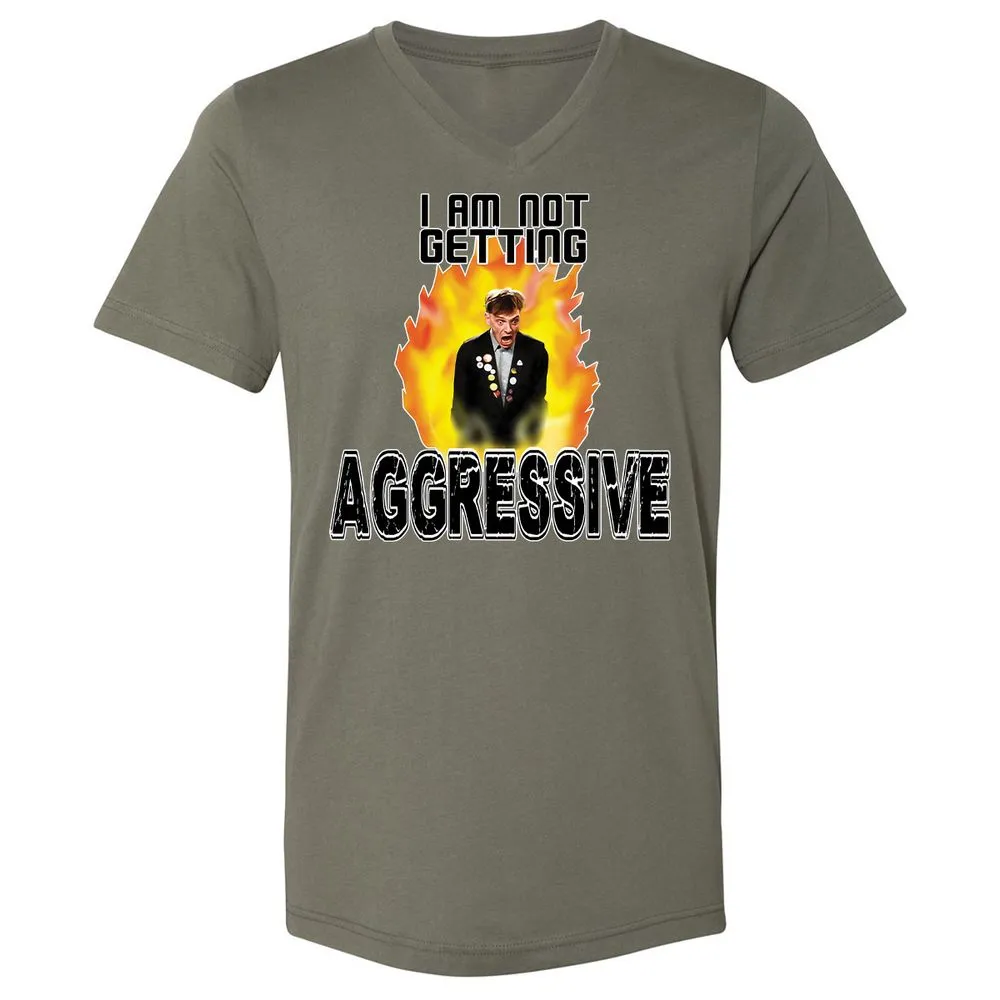 Unisex V-Neck T-Shirt - FMAZ4X5L - Military Green - 10