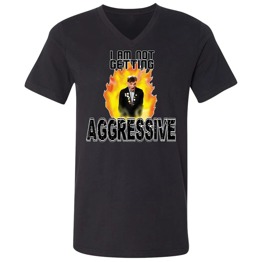 Unisex V-Neck T-Shirt - FMAZ4X5L - Black - 16
