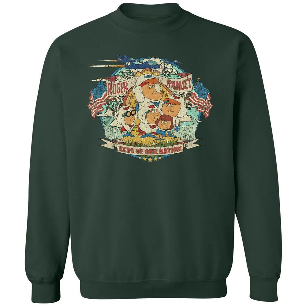 Vintage Style roger ramjet - Forest Green - 4