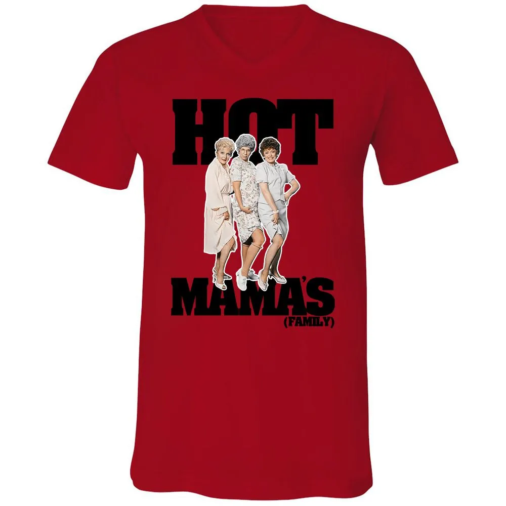 Unisex V-Neck T-Shirt - P75DFFQ7 - Red - 3