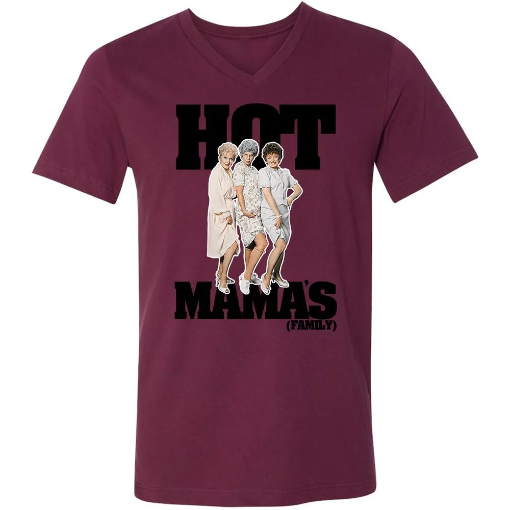 Unisex V-Neck T-Shirt - P75DFFQ7 - Maroon - 6