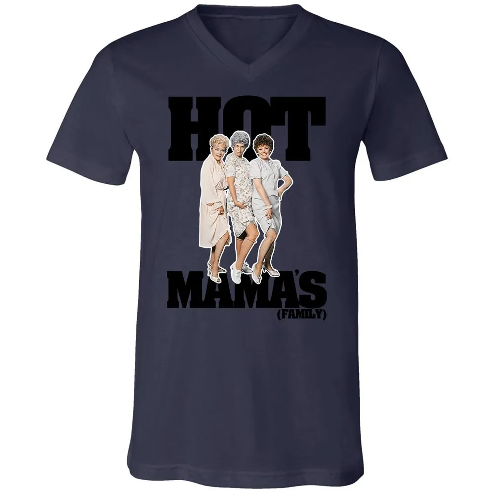 Unisex V-Neck T-Shirt - P75DFFQ7 - Navy - 9