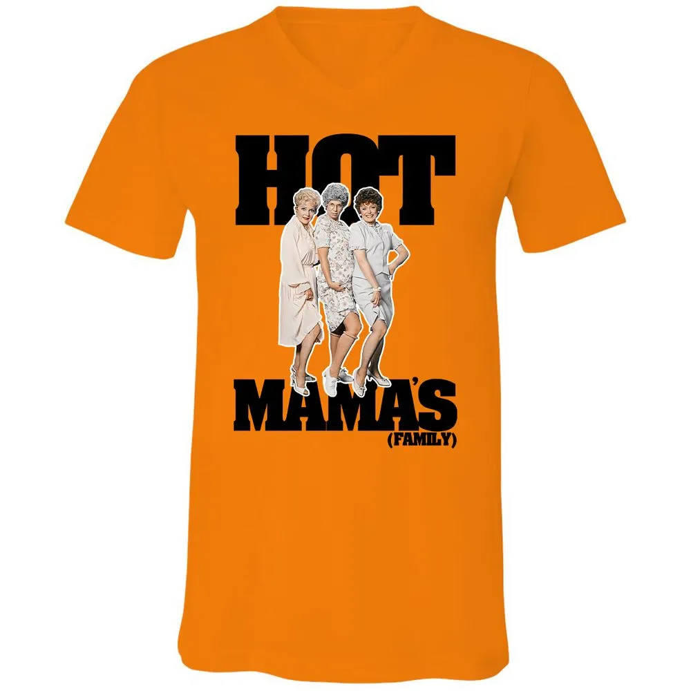 Unisex V-Neck T-Shirt - P75DFFQ7 - Orange - 11
