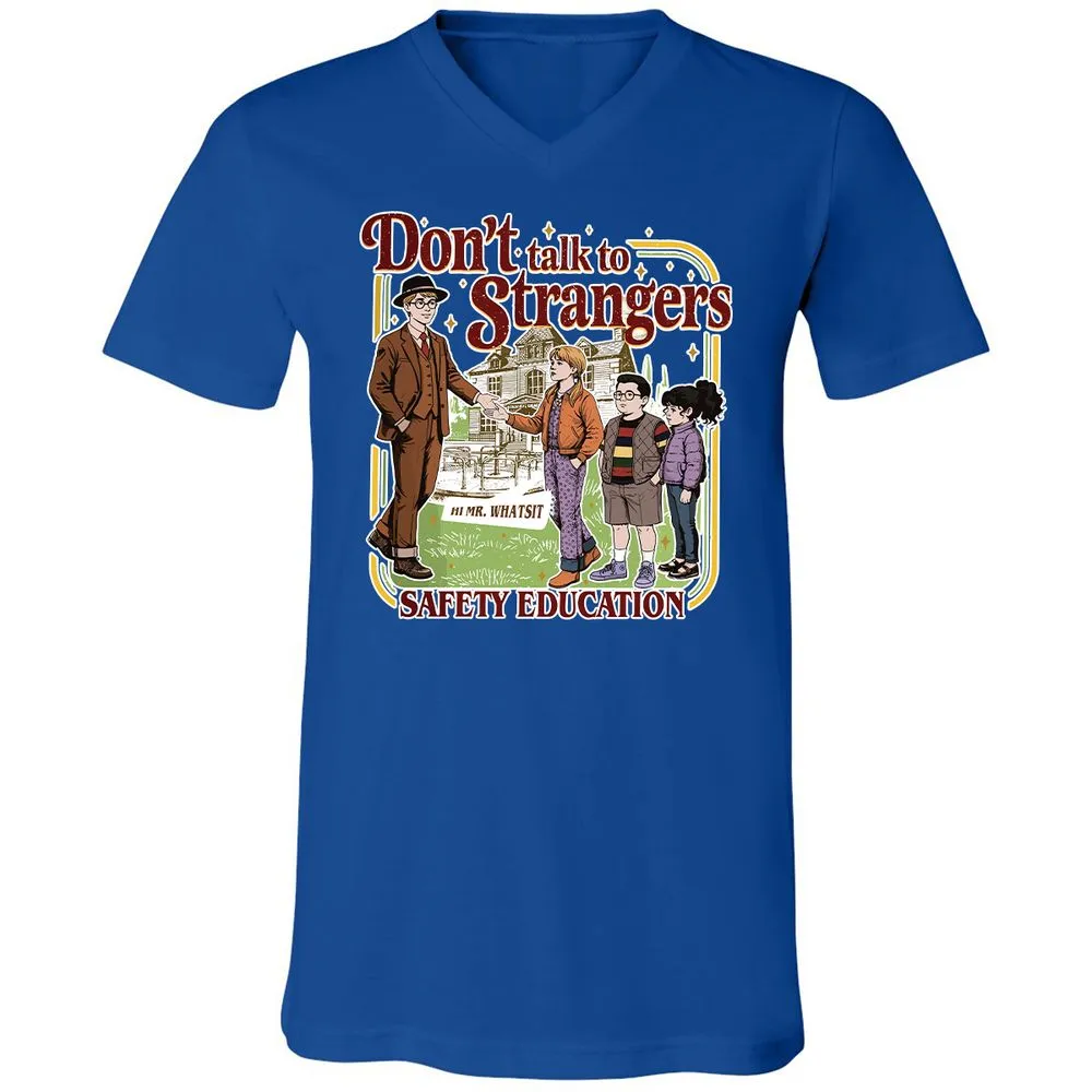 Unisex V-Neck T-Shirt - TQCDD7PT - True Royal - 4