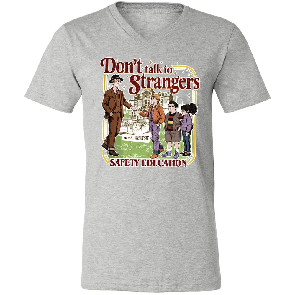 Unisex V-Neck T-Shirt - TQCDD7PT - Athletic Heather - 7