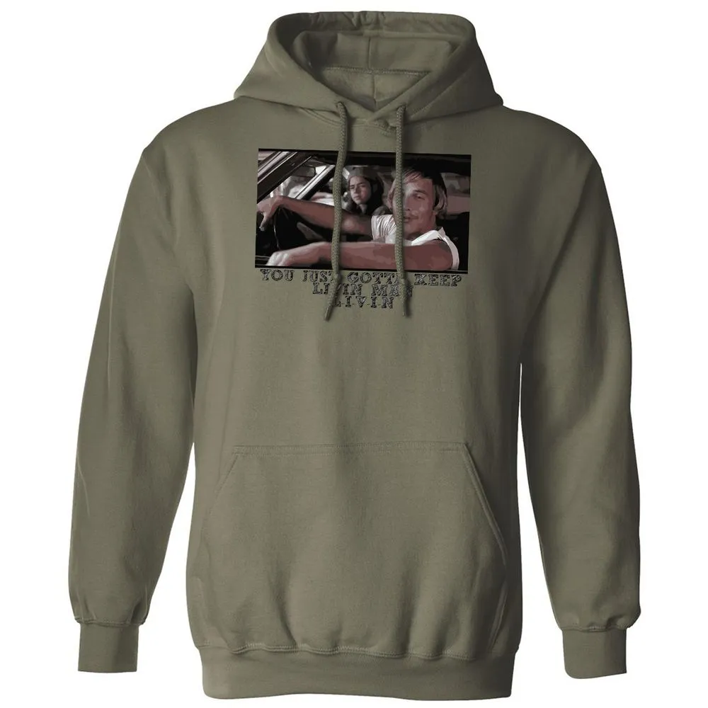 You just gotta keep livin' man - Military Green - 4