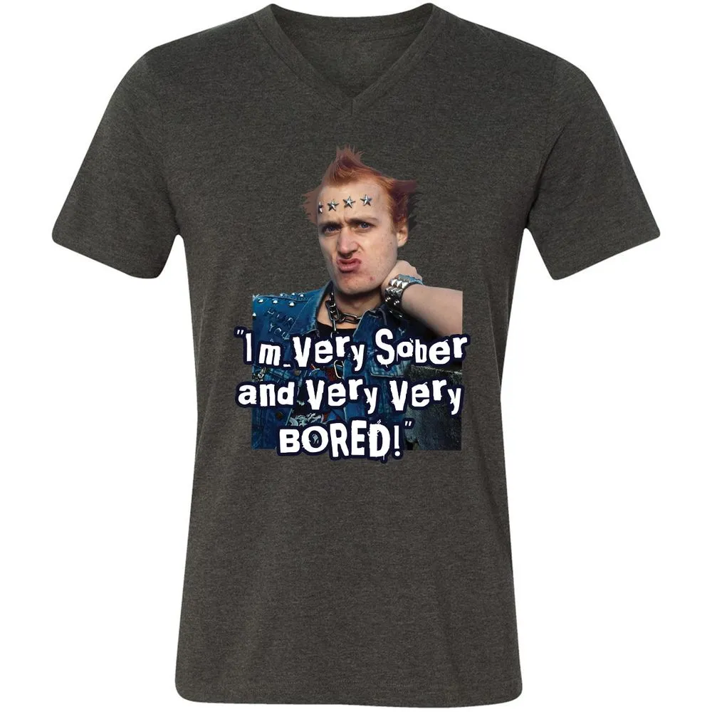 Unisex V-Neck T-Shirt - Y5BDQCVC - Dark Grey Heather - 8