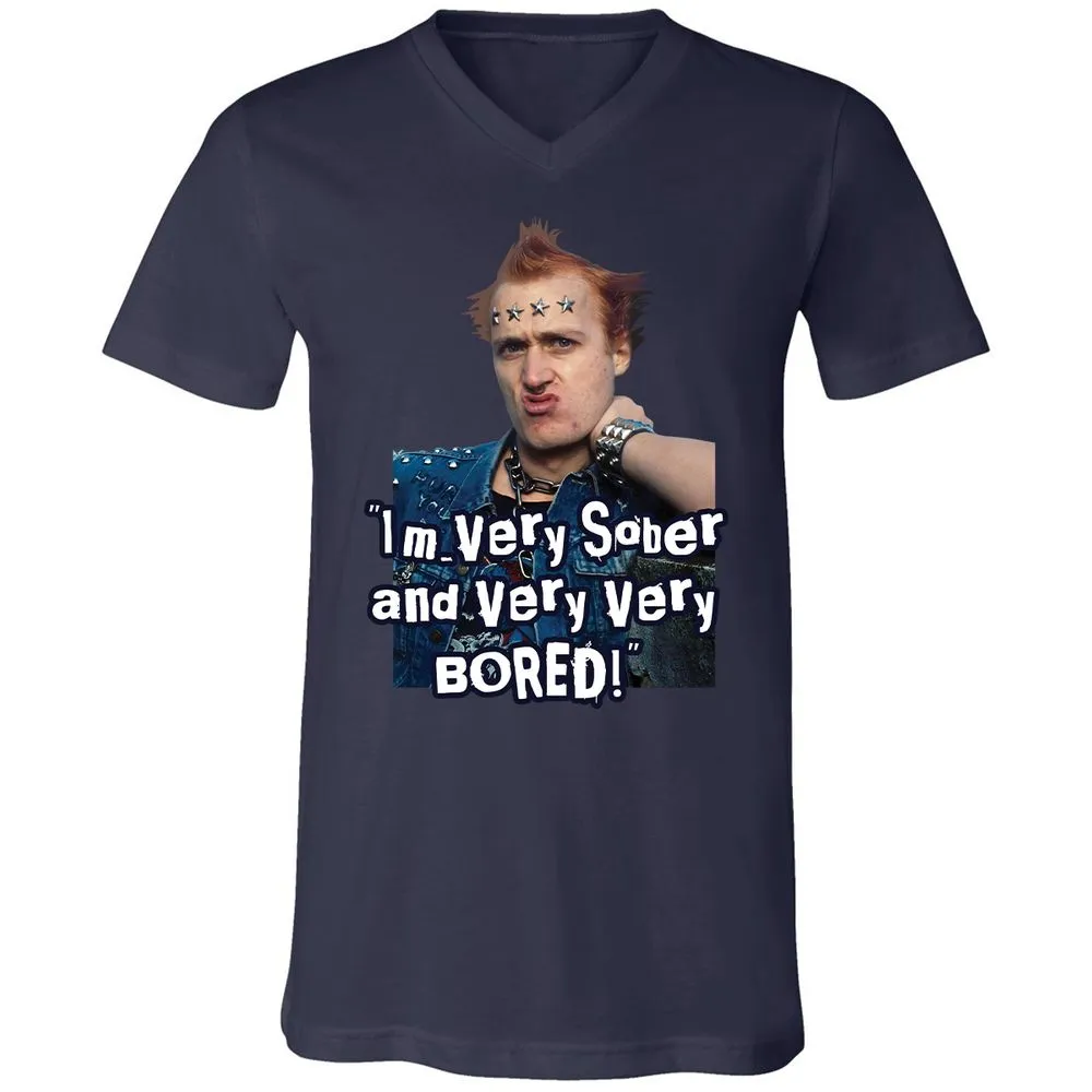 Unisex V-Neck T-Shirt - Y5BDQCVC - Navy - 9