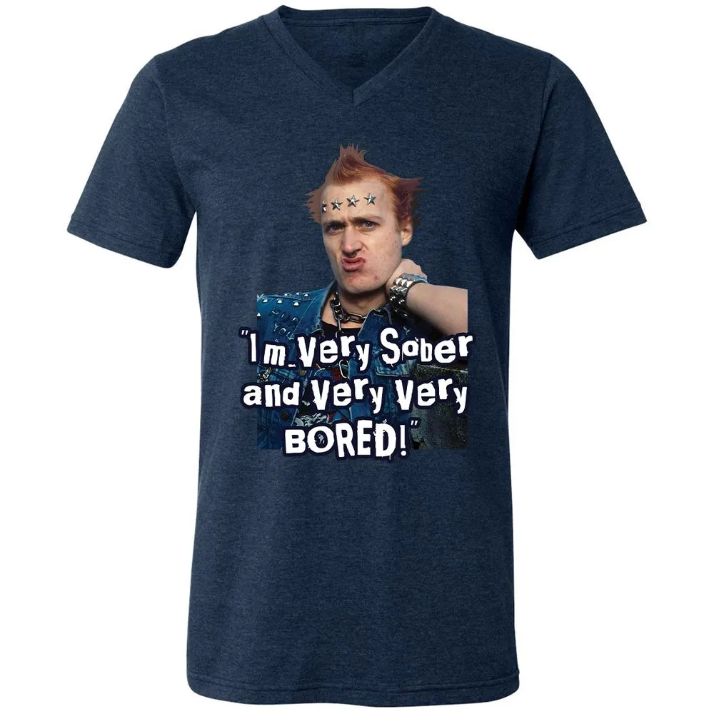 Unisex V-Neck T-Shirt - Y5BDQCVC - Heather Navy - 15