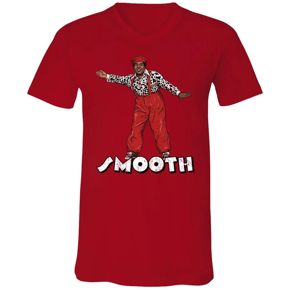 Unisex V-Neck T-Shirt - K9KZVMKX - Red - 3