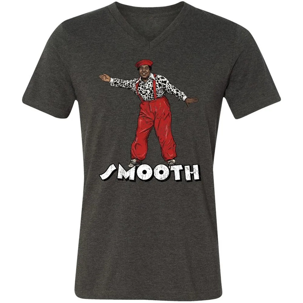 Unisex V-Neck T-Shirt - K9KZVMKX - Dark Grey Heather - 8