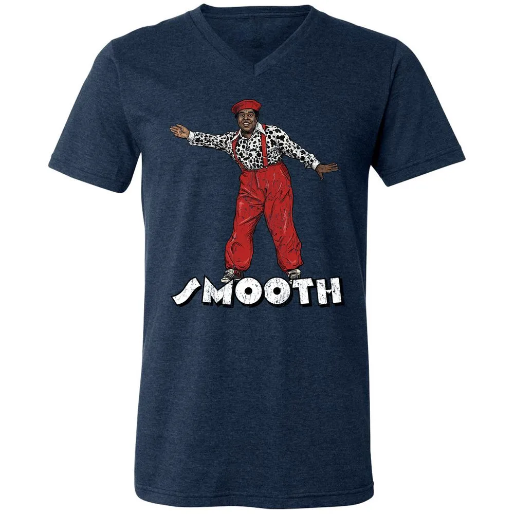 Unisex V-Neck T-Shirt - K9KZVMKX - Heather Navy - 15