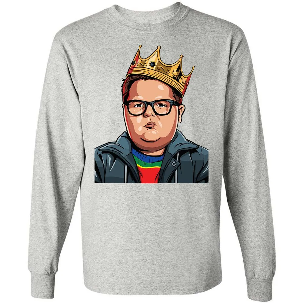 Long Sleeve T-Shirt - P7M8DS1Y - Ash - 5