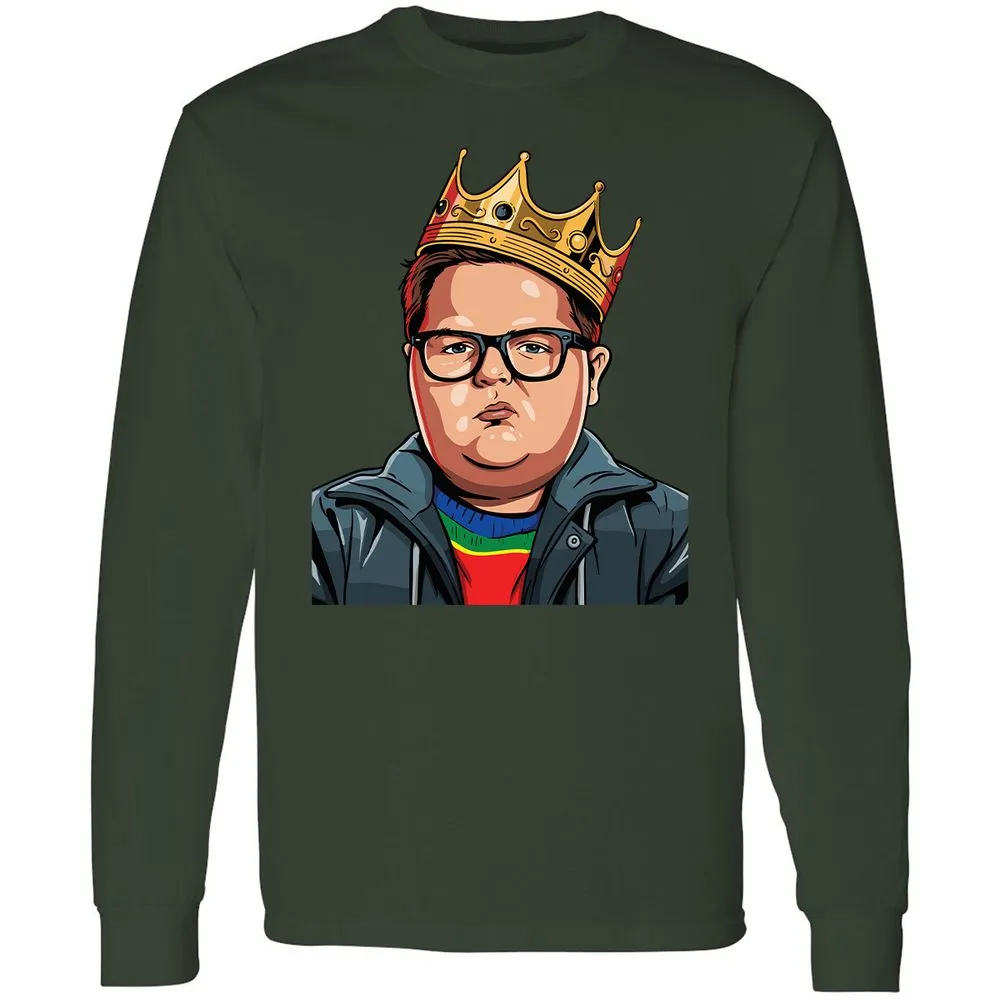 Long Sleeve T-Shirt - P7M8DS1Y - Forest Green - 8