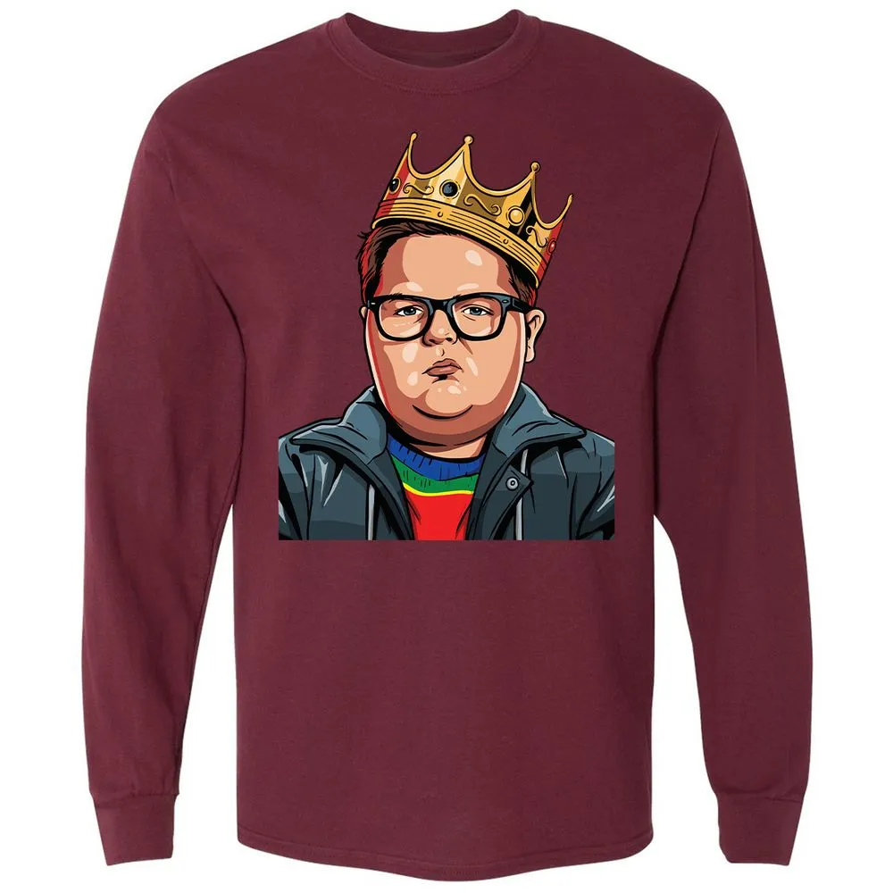 Long Sleeve T-Shirt - P7M8DS1Y - Maroon - 11