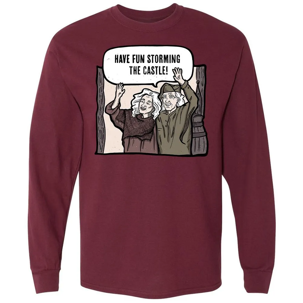 Long Sleeve T-Shirt - NQZTX449 - Maroon - 11