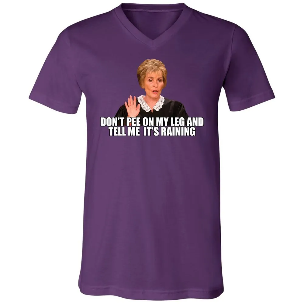 Unisex V-Neck T-Shirt - 6XZAXBCS - Team Purple - 2