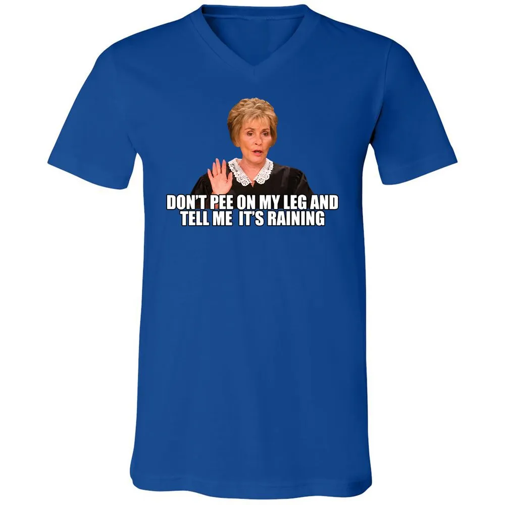 Unisex V-Neck T-Shirt - 6XZAXBCS - True Royal - 4