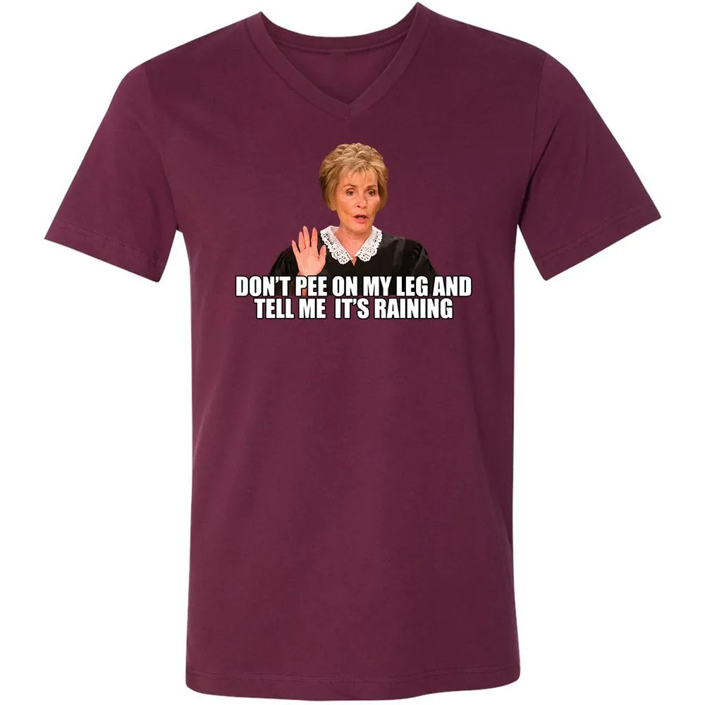 Unisex V-Neck T-Shirt - 6XZAXBCS - Maroon - 6