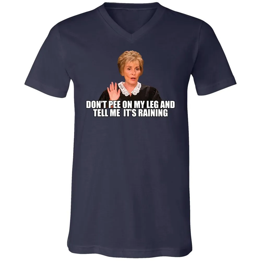 Unisex V-Neck T-Shirt - 6XZAXBCS - Navy - 9