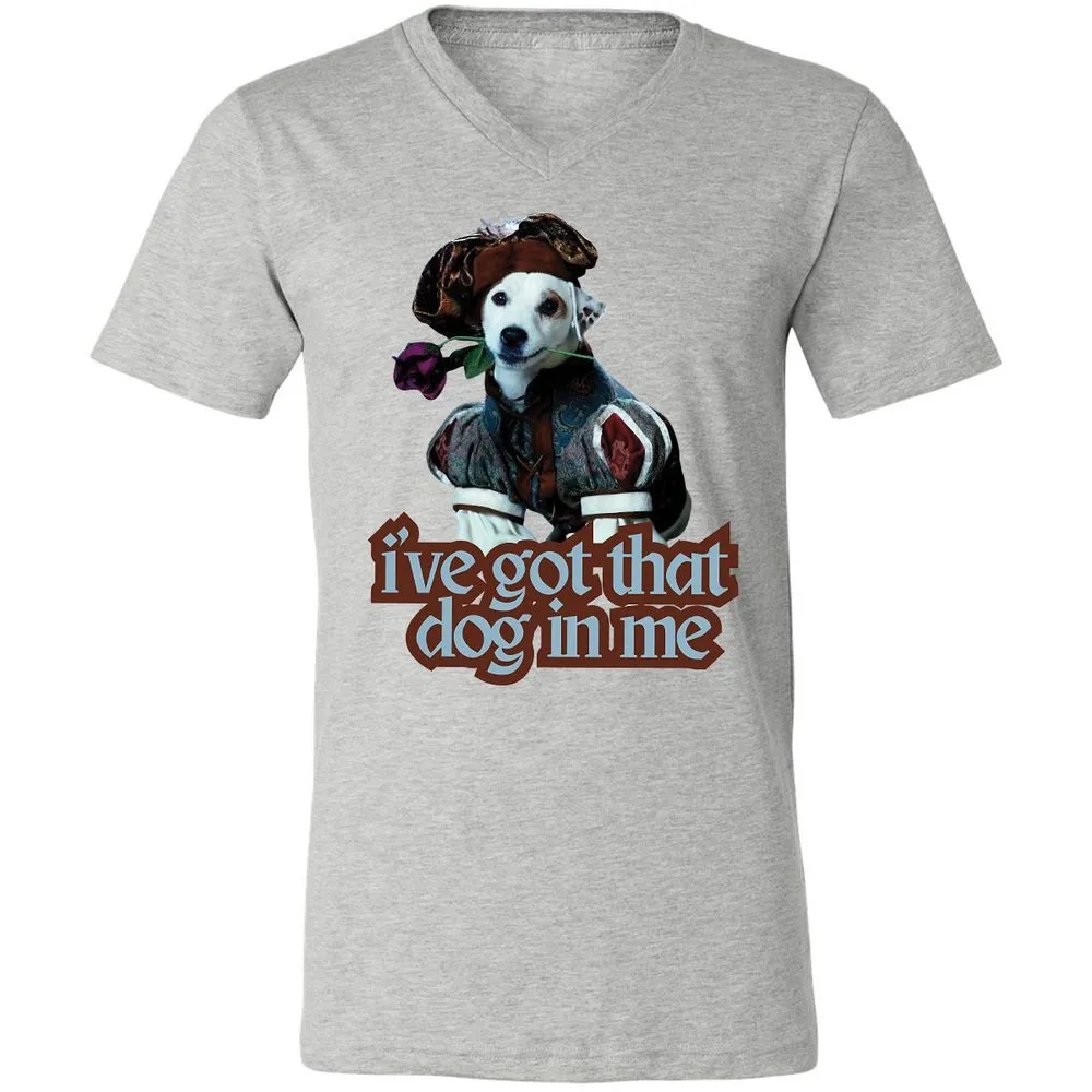 Unisex V-Neck T-Shirt - YV8R6QRA - Athletic Heather - 7
