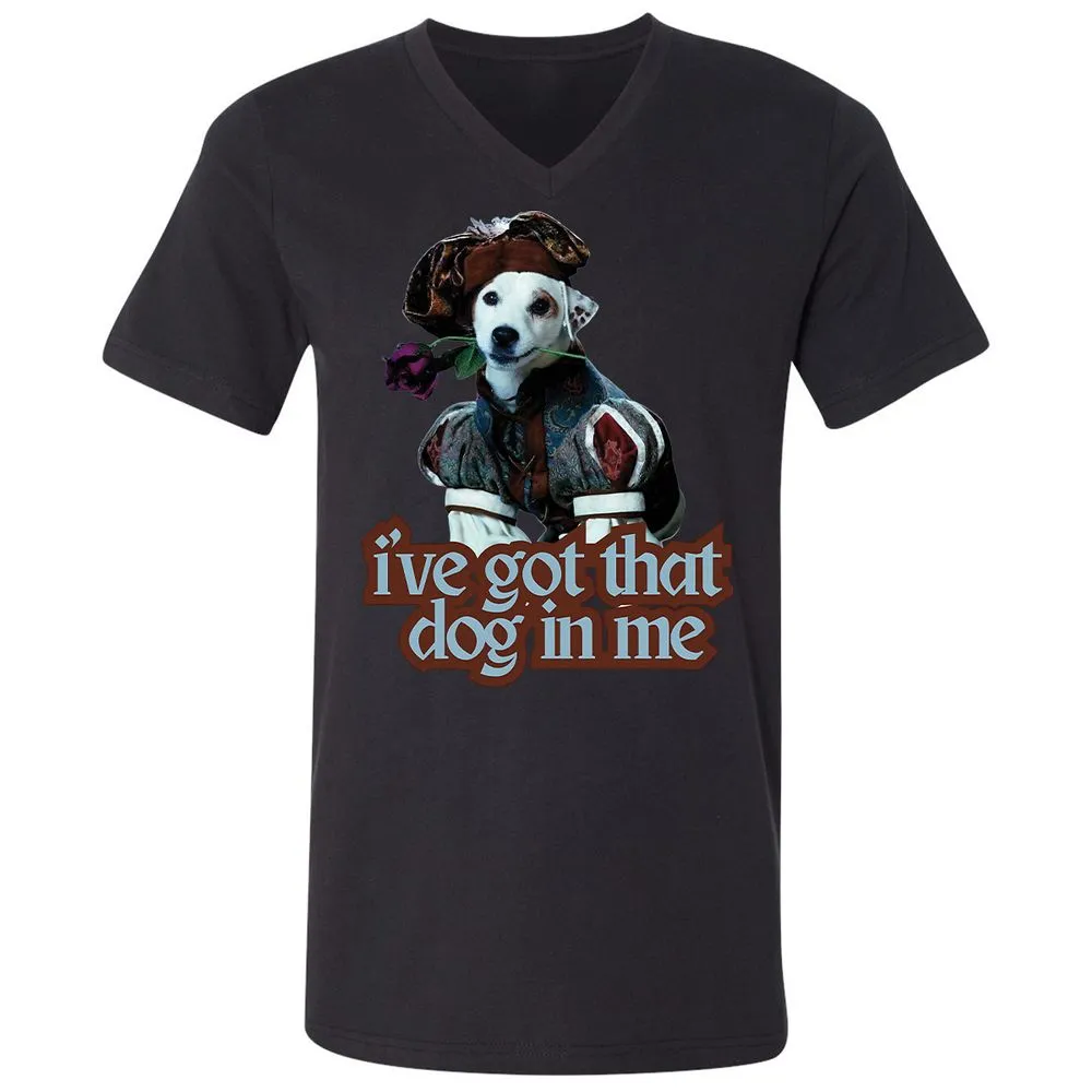 Unisex V-Neck T-Shirt - YV8R6QRA - Black - 16