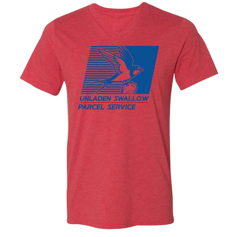 Unisex V-Neck T-Shirt - 55PU75KS - Heather Red - 5