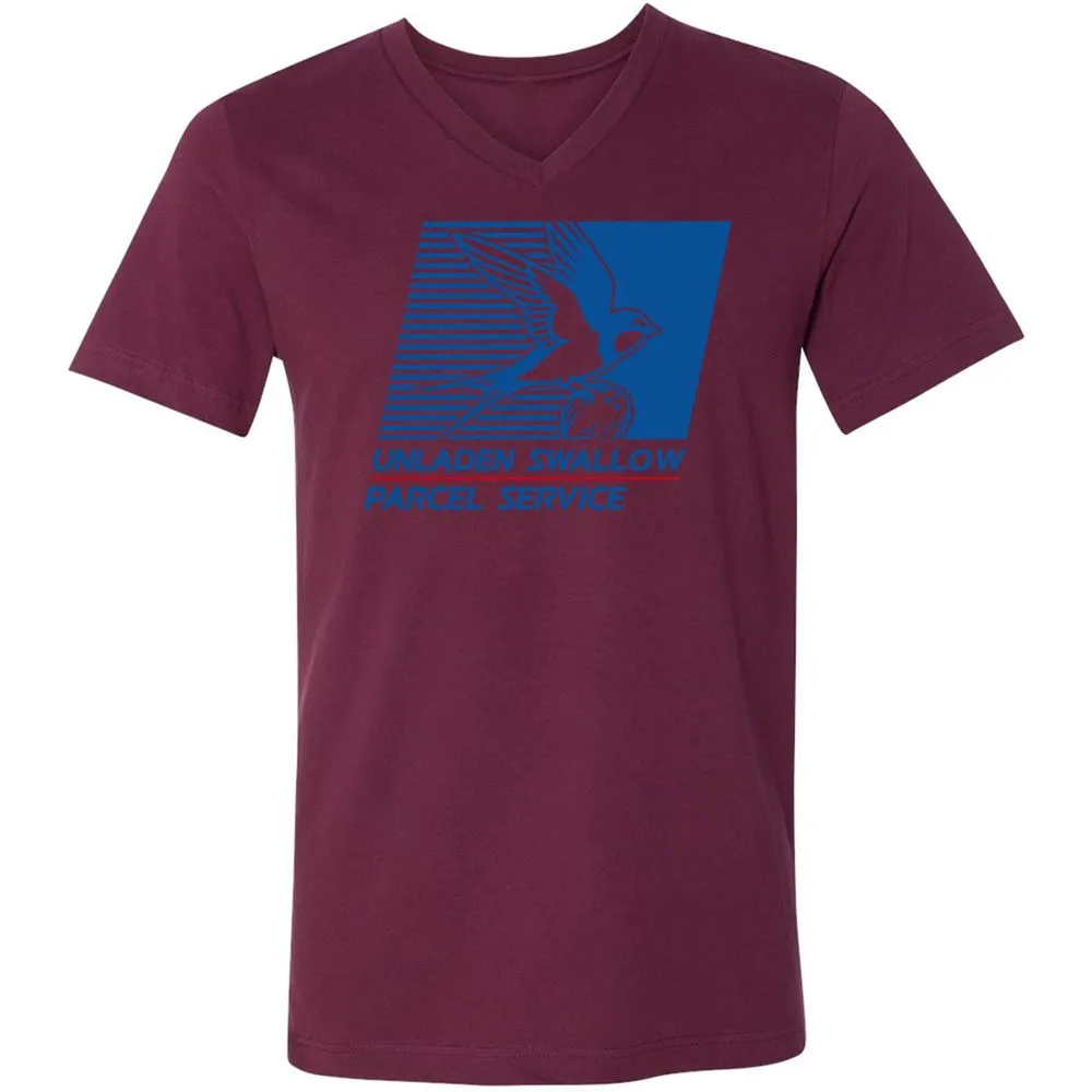 Unisex V-Neck T-Shirt - 55PU75KS - Maroon - 6
