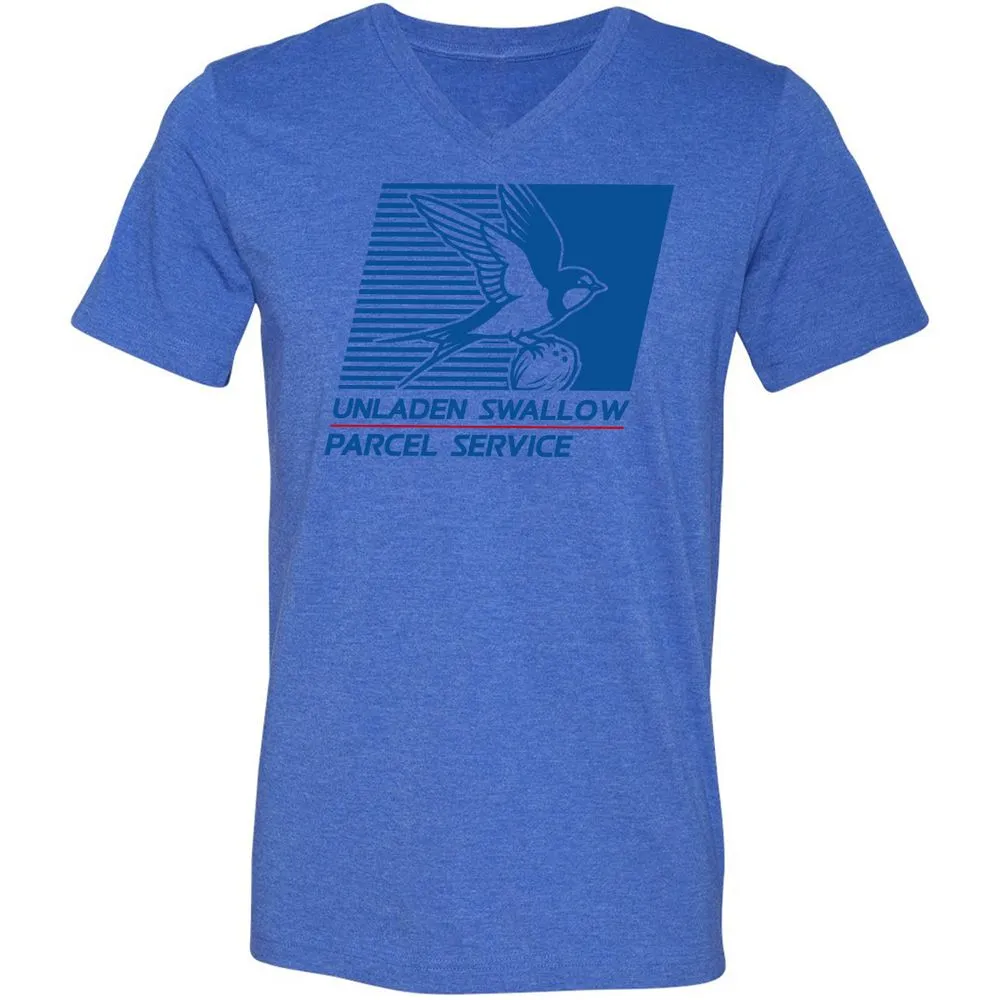 Unisex V-Neck T-Shirt - 55PU75KS - Heather True Royal - 14