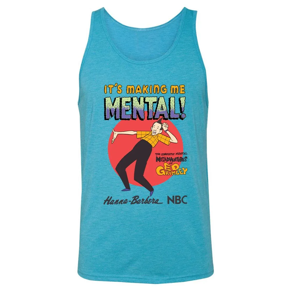 Unisex Jersey Tank - EX7FK2VP - Aqua Triblend - 3