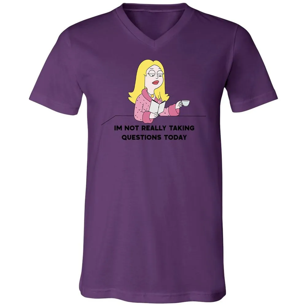 Unisex V-Neck T-Shirt - Z261ZKDU - Team Purple - 2